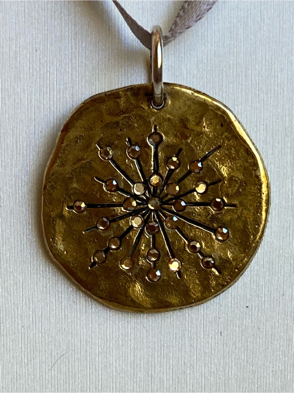 Waxing Poetic Found Again Starburst Pendant